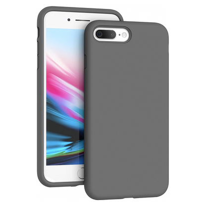 Soft Silicone Case - iPhone 7 Plus/8 Plus - Dark Gray