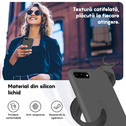 Soft Silicone Case - iPhone 7 Plus/8 Plus - Dark Gray