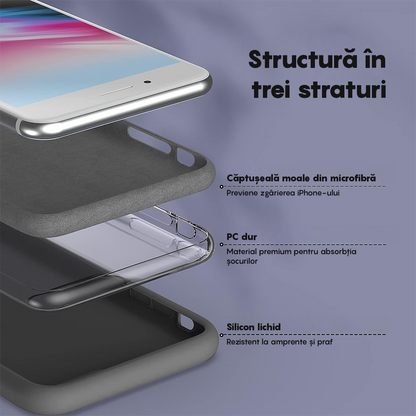 Soft Silicone Case - iPhone 7 Plus/8 Plus - Dark Gray
