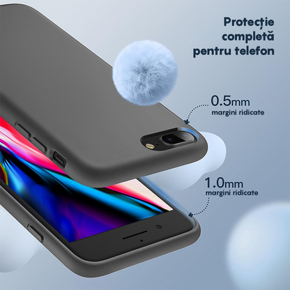 Soft Silicone Case - iPhone 7 Plus/8 Plus - Dark Gray