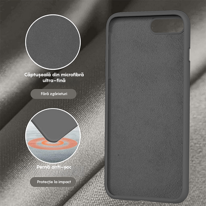 Soft Silicone Case - iPhone 7 Plus/8 Plus - Dark Gray