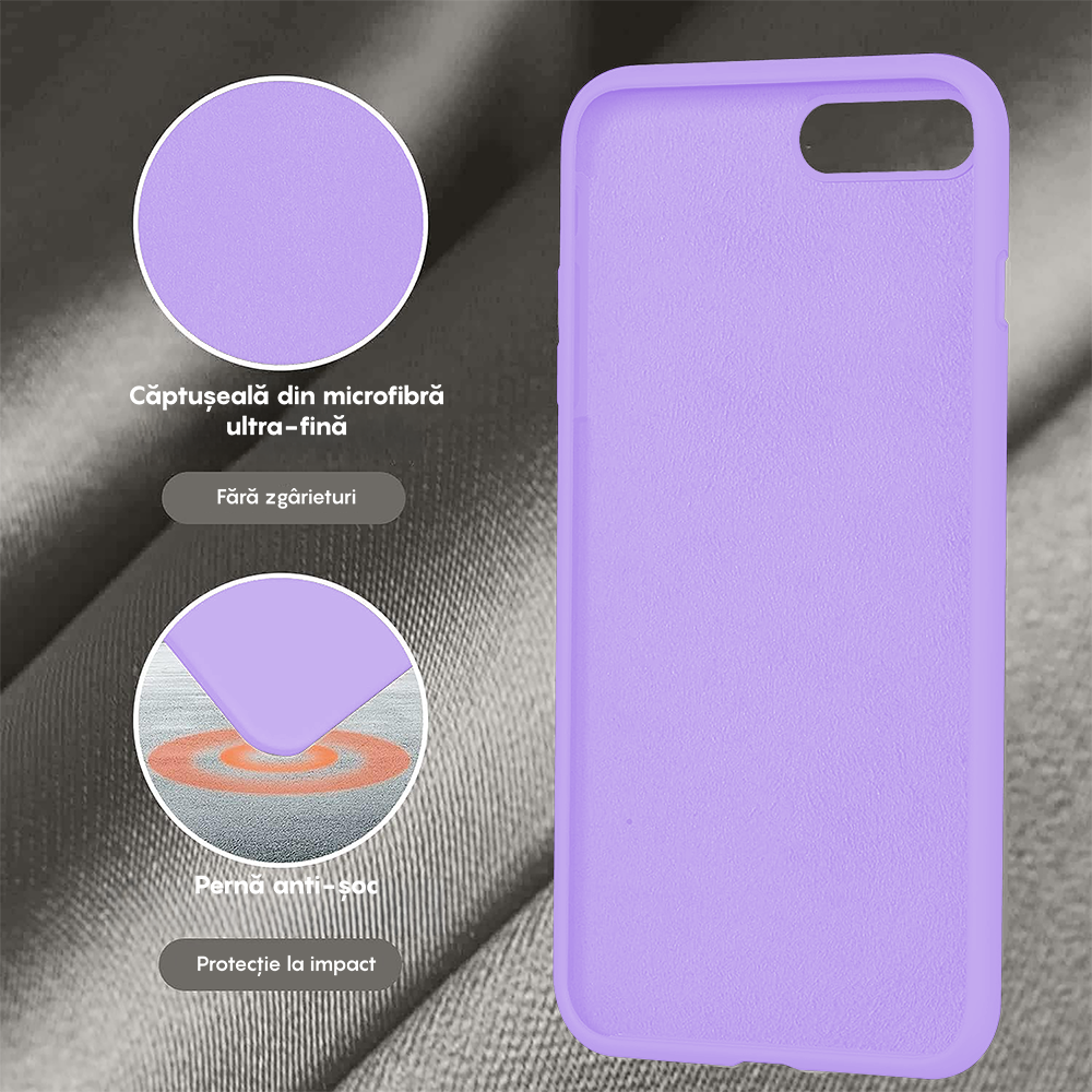 Soft Silicone Case - iPhone 7 Plus/8 Plus - Light Lilac
