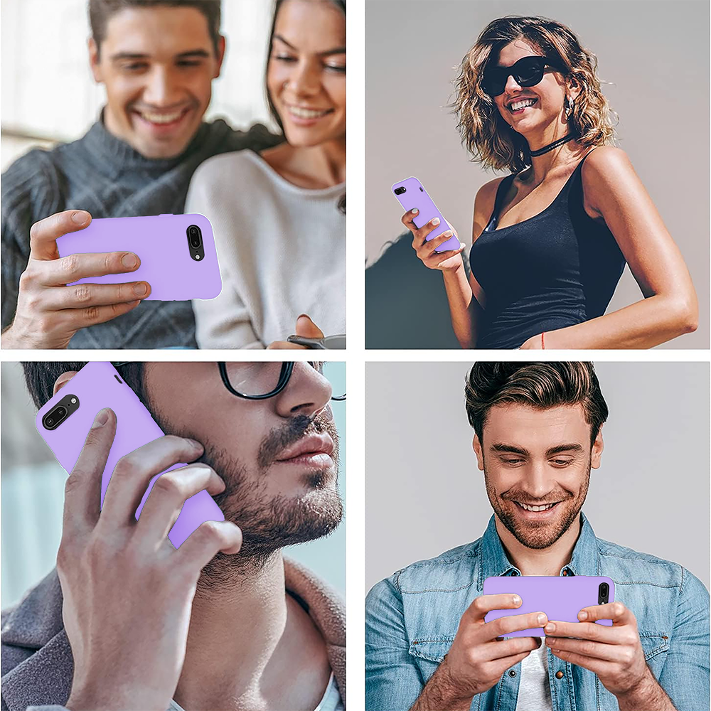 Soft Silicone Case - iPhone 7 Plus/8 Plus - Light Lilac