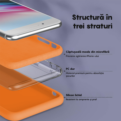 Soft Silicone Case - iPhone 7 Plus/8 Plus - Nectarine