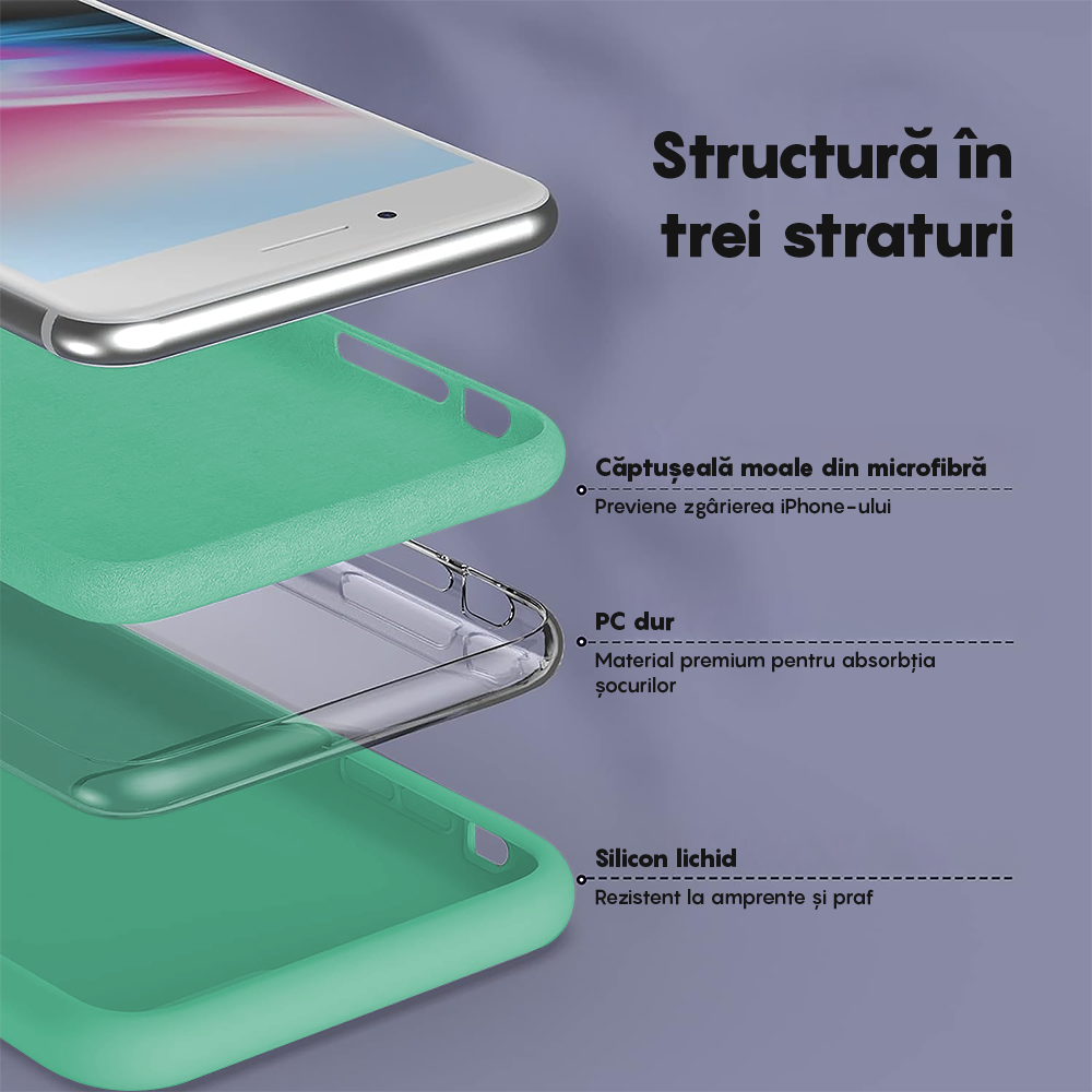 Soft Silicone Case - iPhone 7 Plus/8 Plus - Webster Green