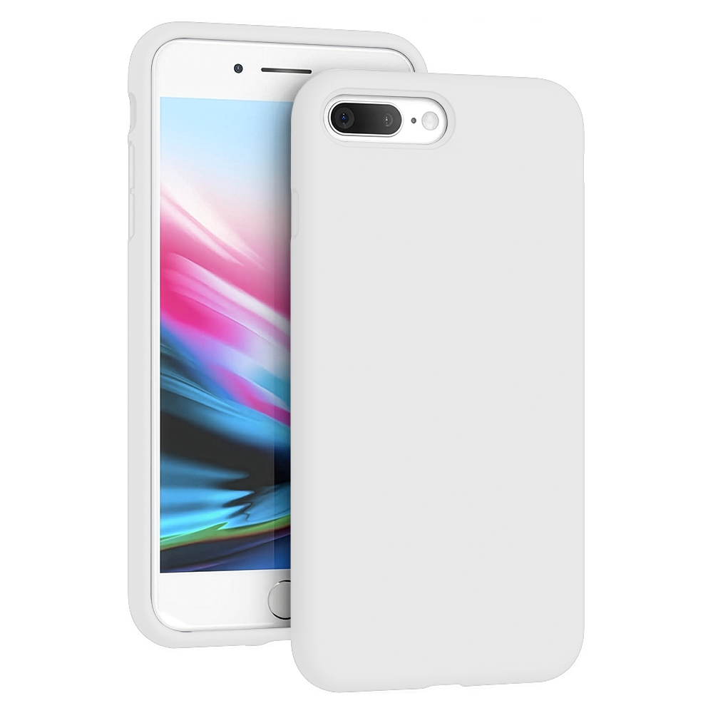Soft Silicone Case - iPhone 7 Plus/8 Plus - White