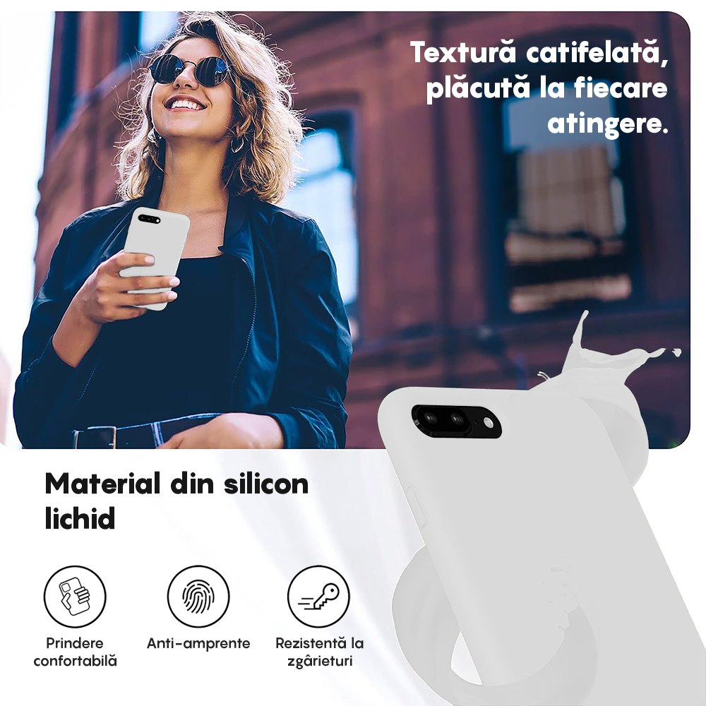 Soft Silicone Case - iPhone 7 Plus/8 Plus - White