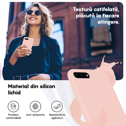 Husa Soft Silicone - iPhone 7 Plus/8 Plus - Pink Sand