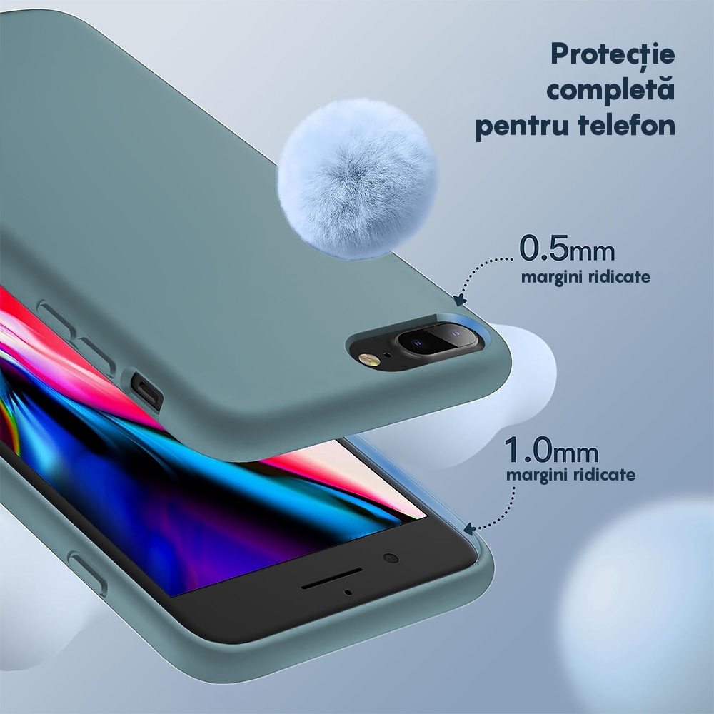 Husa Soft Silicone - iPhone 7 Plus/8 Plus - Midnight Blue
