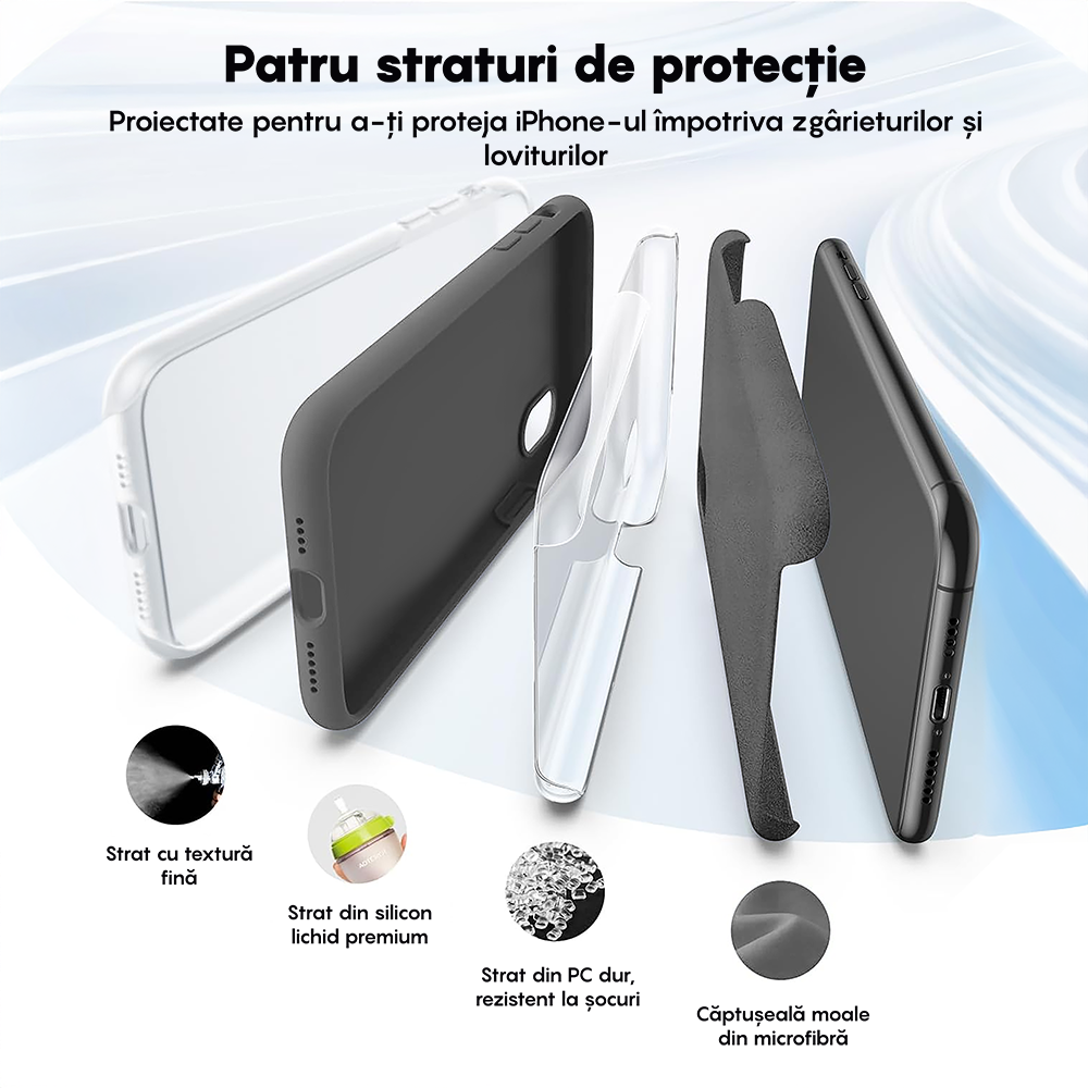 Husa Soft Silicone - iPhone XR - Dark Gray