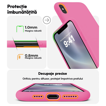 Husa Soft Silicone - iPhone XR - Fuchsia