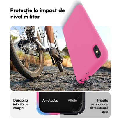 Husa Soft Silicone - iPhone XR - Fuchsia