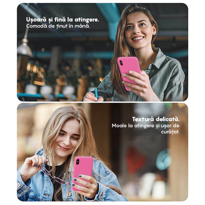 Husa Soft Silicone - iPhone XR - Fuchsia