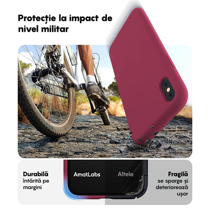 Husa Soft Silicone - iPhone XR - Burgundy
