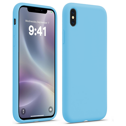 Husa Soft Silicone - iPhone XS Max - Cadet Blue