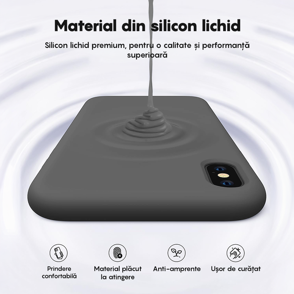 Soft Silicone Case - iPhone XS Max - Dark Gray