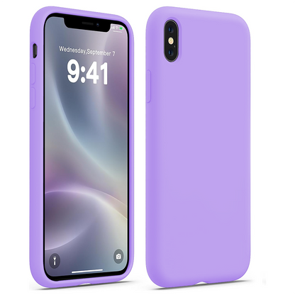 Soft Silicone Case - iPhone XS Max - Light Lilac