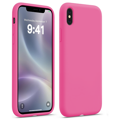 Husa Soft Silicone - iPhone XS Max - Fuchsia