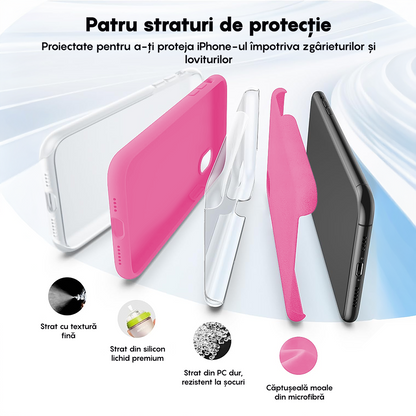Husa Soft Silicone - iPhone XS Max - Fuchsia