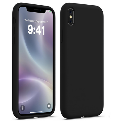 Soft Silicone Case - iPhone XS Max - Black