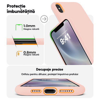 Husa Soft Silicone - iPhone XS Max - Pink Sand