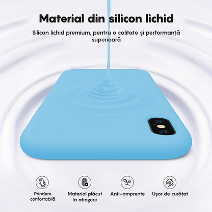 Soft Silicone Case - iPhone X/XS - Cadet Blue