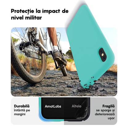 Husa Soft Silicone - iPhone X/XS - Turqoise