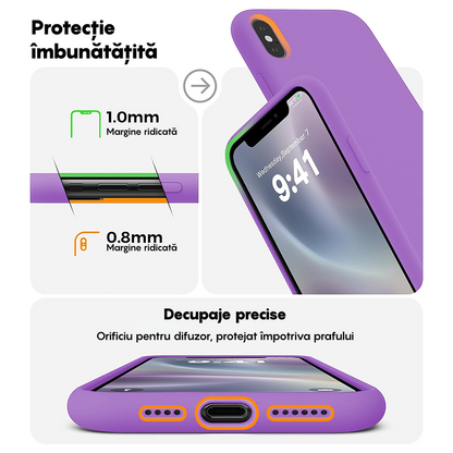 Soft Silicone Case - iPhone X/XS - Light Purple