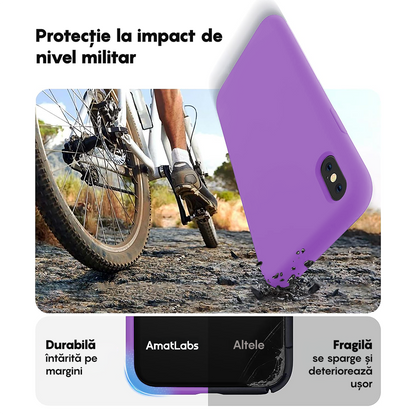 Soft Silicone Case - iPhone X/XS - Light Purple