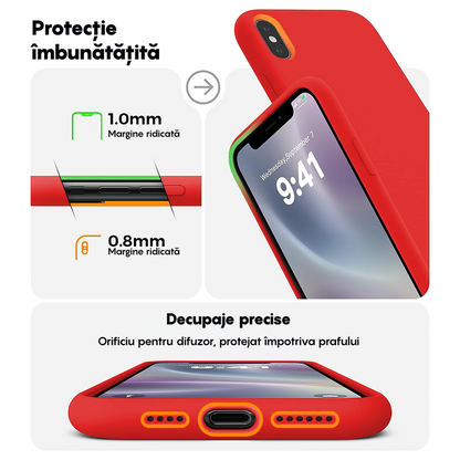 Soft Silicone Case - iPhone X/XS - Red