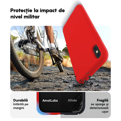 Soft Silicone Case - iPhone X/XS - Red