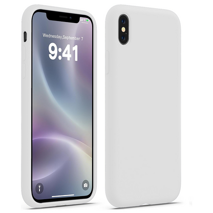 Soft Silicone Case - iPhone X/XS - White