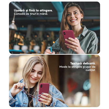 Soft Silicone Case - iPhone X/XS - Burgundy
