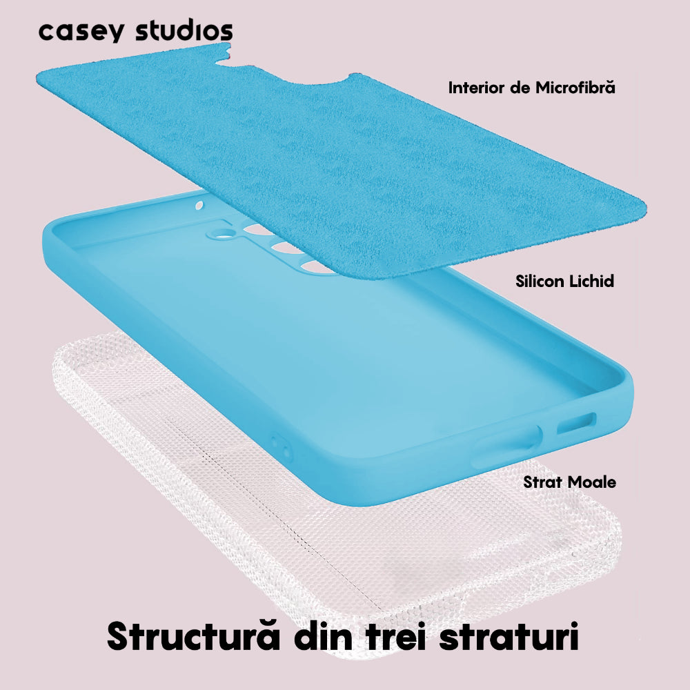 Soft Silicone Case - Samsung Galaxy A14 4G/5G - Cadet Blue