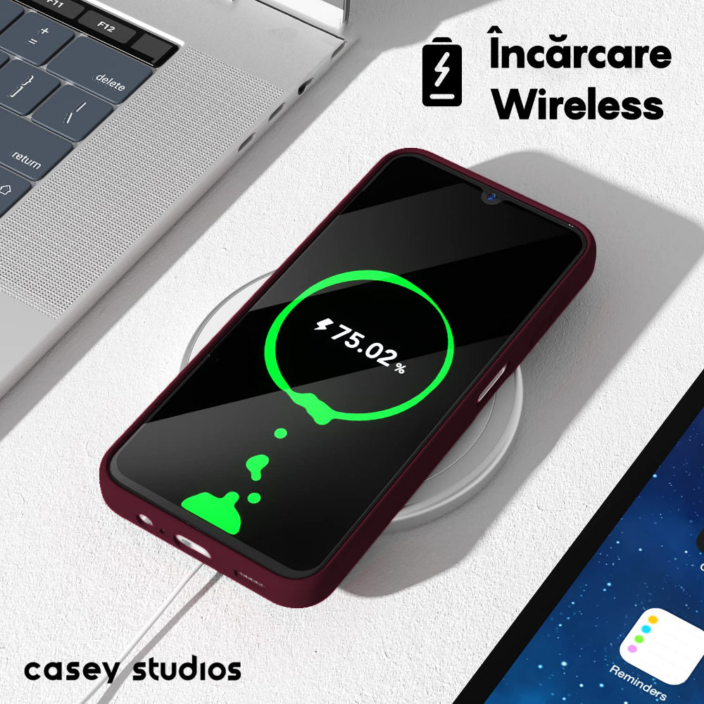 Soft Silicone Case - Samsung Galaxy A14 4G/5G - Burgundy