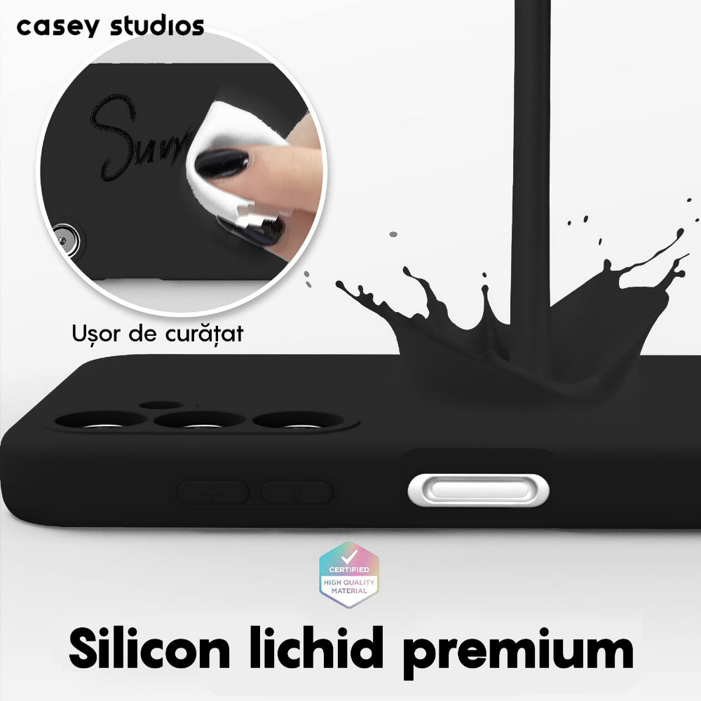 Husa Soft Silicone - Samsung Galaxy A14 4G/5G - Negru
