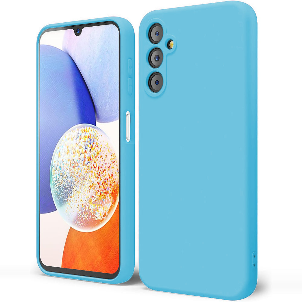 Soft Silicone Case - Samsung Galaxy A34 - Cadet Blue