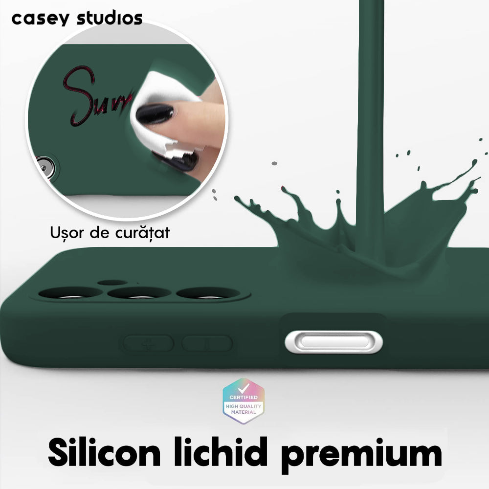 Soft Silicone Case - Samsung Galaxy A34 - Webster Green