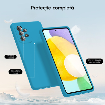 Soft Silicone Case - Samsung Galaxy A52 4G/A52 5G/A52S 5G - Cadet Blue