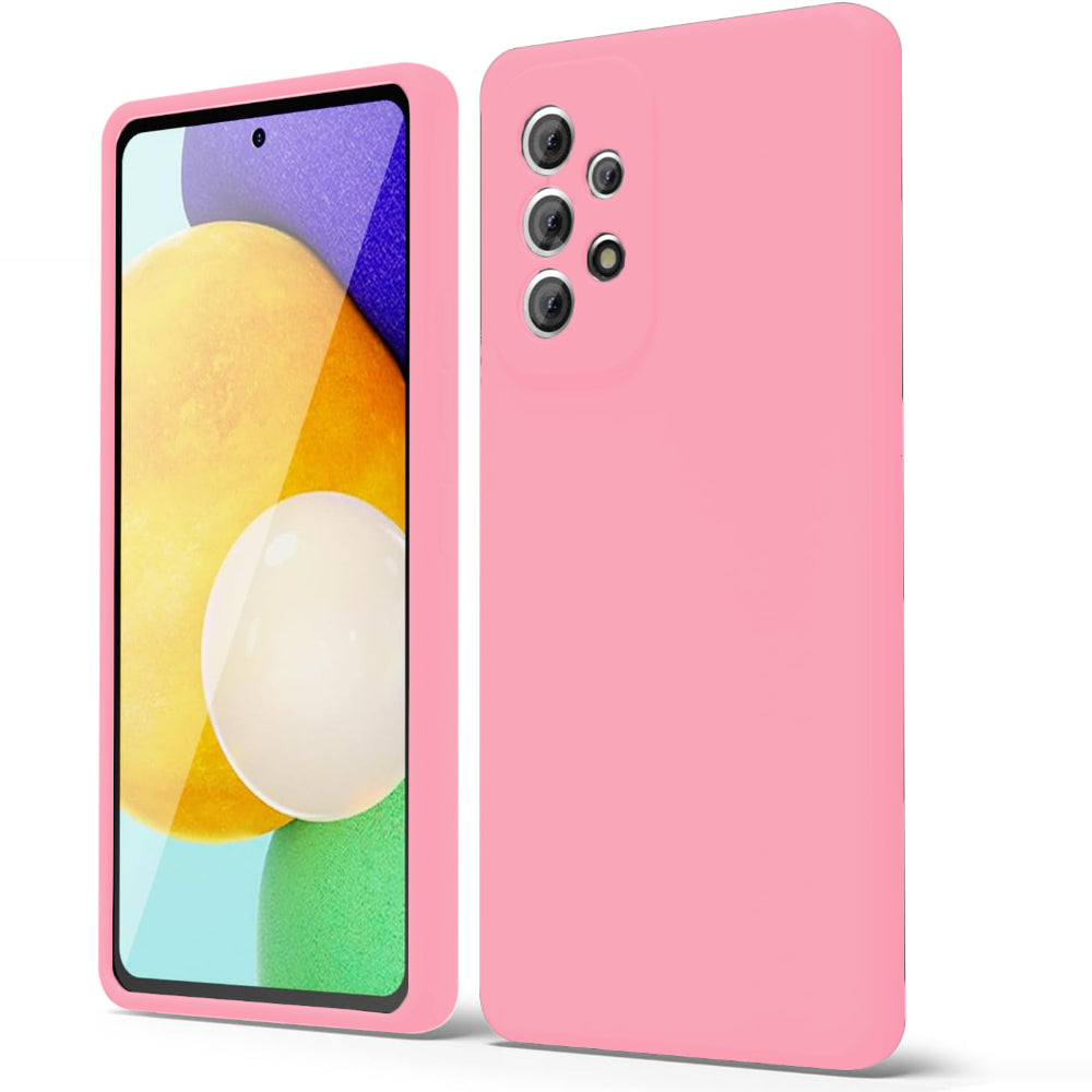 Soft Silicone Cover - Samsung Galaxy A52 4G/A52 5G/A52S 5G - Pink