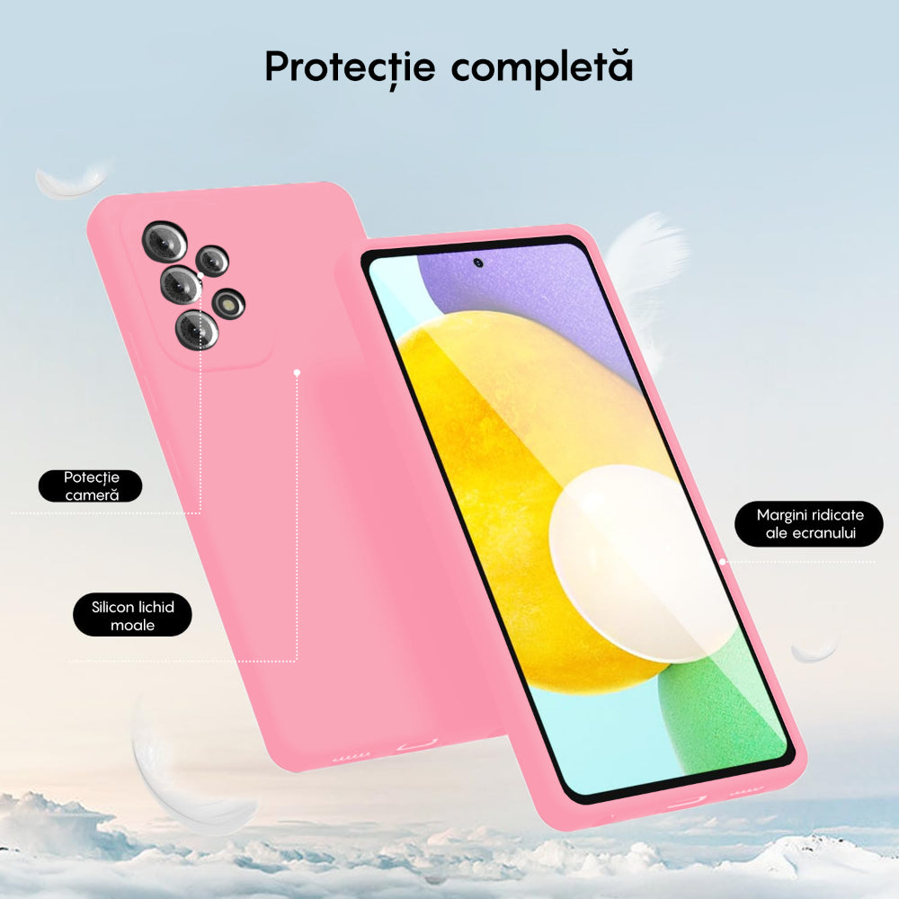 Soft Silicone Cover - Samsung Galaxy A52 4G/A52 5G/A52S 5G - Pink