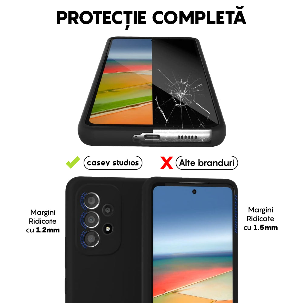 Soft Silicone Case - Samsung Galaxy A53 - Black