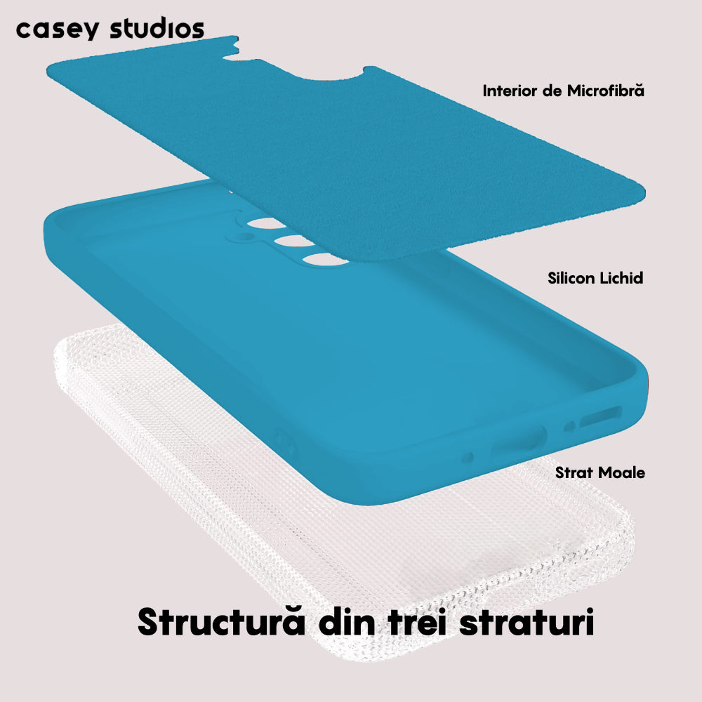 Soft Silicone Case - Samsung Galaxy A54 - Cadet Blue