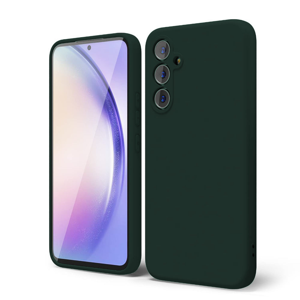 Husa Soft Silicone - Samsung Galaxy A54 - Webster Green