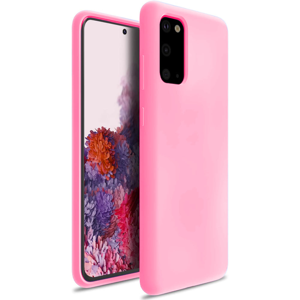 Husa Soft Silicone - Samsung Galaxy S20 - Roz
