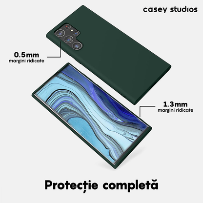 Soft Silicone Case - Samsung Galaxy S22 Ultra - Dark Marine Green