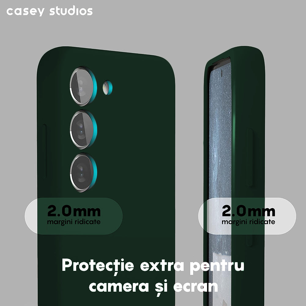 Husa Soft Silicone - Samsung Galaxy S23 - Dark Marine Green
