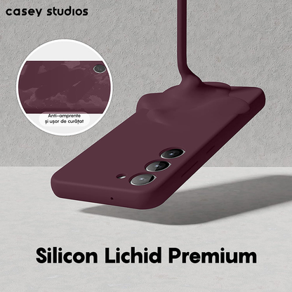Husa Soft Silicone - Samsung Galaxy S23 Plus - Burgundy
