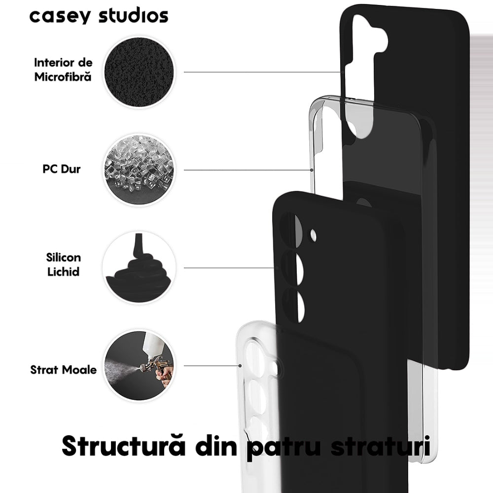 Husa Soft Silicone - Samsung Galaxy S23 Plus - Negru
