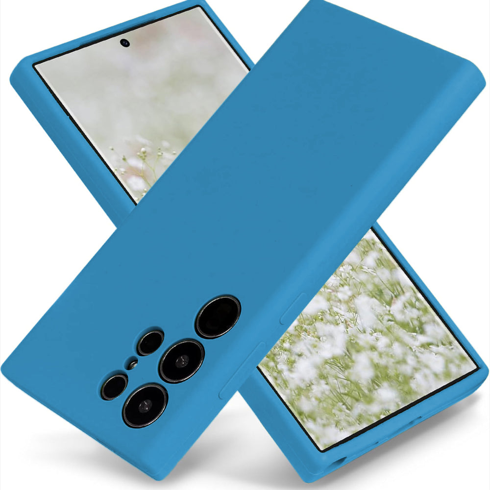 Husa Soft Silicone - Samsung Galaxy S23 Ultra - Cadet Blue